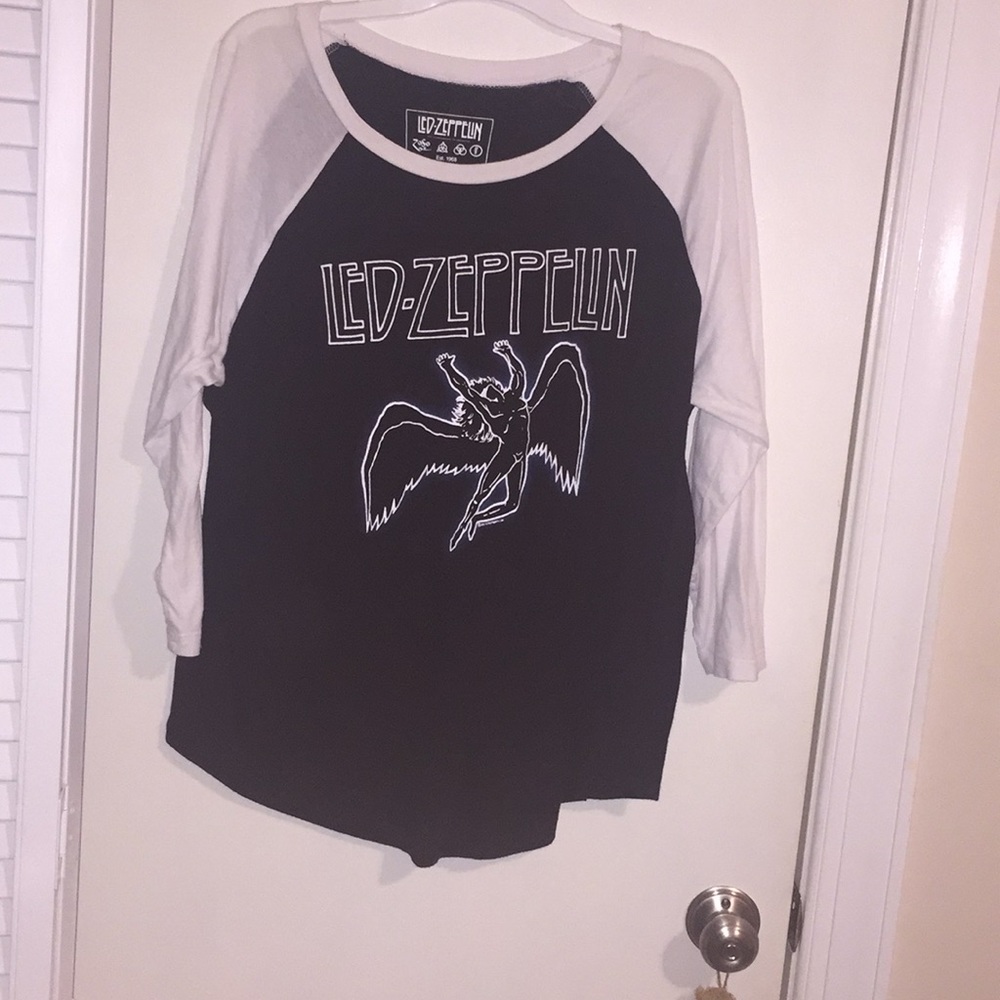 Led Zeppelin baseball tee